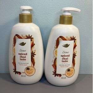 Dove Spiced Chai Latte Hand Wash,‎ Limited Edition, 12 oz x2